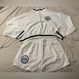 New York shorts and cropped top set